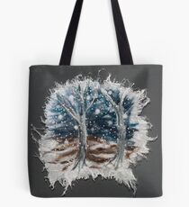 Night Snow Tote Bag