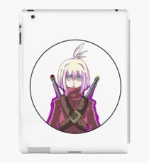 Manga warrior Girl Chibi iPad Case/Skin