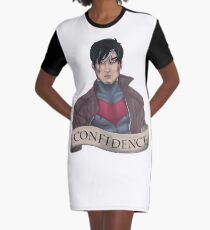Confidence Graphic T-Shirt Dress