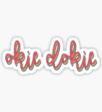 Retro Okie Dokie Sticker
