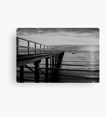 Monochrome Dawn Canvas Print