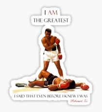 Muhammad Ali Tribute Sticker