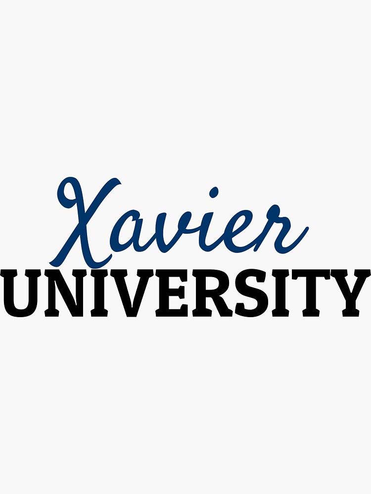 "Xavier University" Sticker by ohdearodile Redbubble