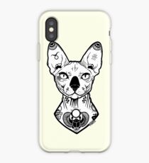 sphynx tattooed iPhone Case