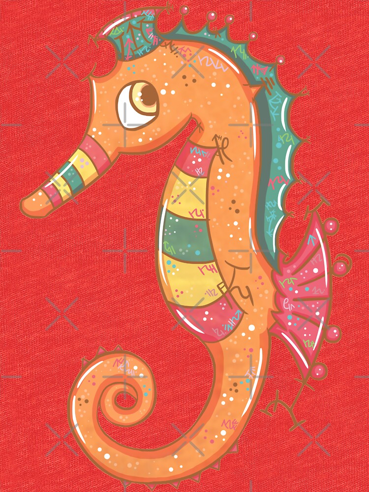 Sparkly Little Seahorse by vanillakirsty