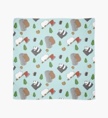 We Bare Bears Cartoon - Tiled Graphics Pattern Scarf