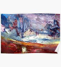 Abstract landscape Poster