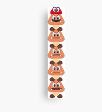 Lienzo Super Mario Odyssey poseyó la pila de Goomba
