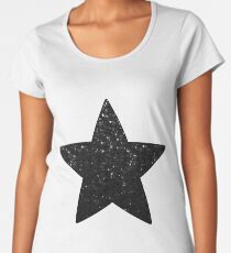 Black Crystal Bling Strass G283 Women's Premium T-Shirt