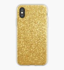 Gold Glitter Sparkly Shiny Metallic Yellow iPhone Case