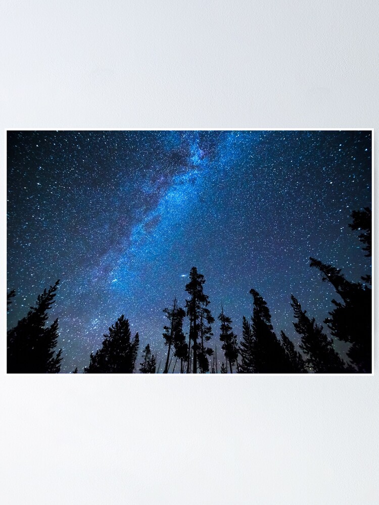 Alternate view of Blue Starry Night Poster