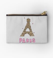 Little Cartoon Eiffel Tower Studio Pouch