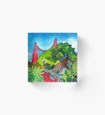 Garden Gate Acrylic Block