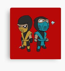 Scorpion & Sub-Zero Canvas Print