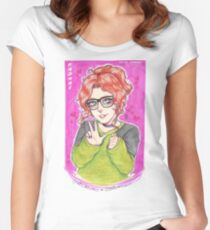 RadNat Peace <3 Women's Fitted Scoop T-Shirt