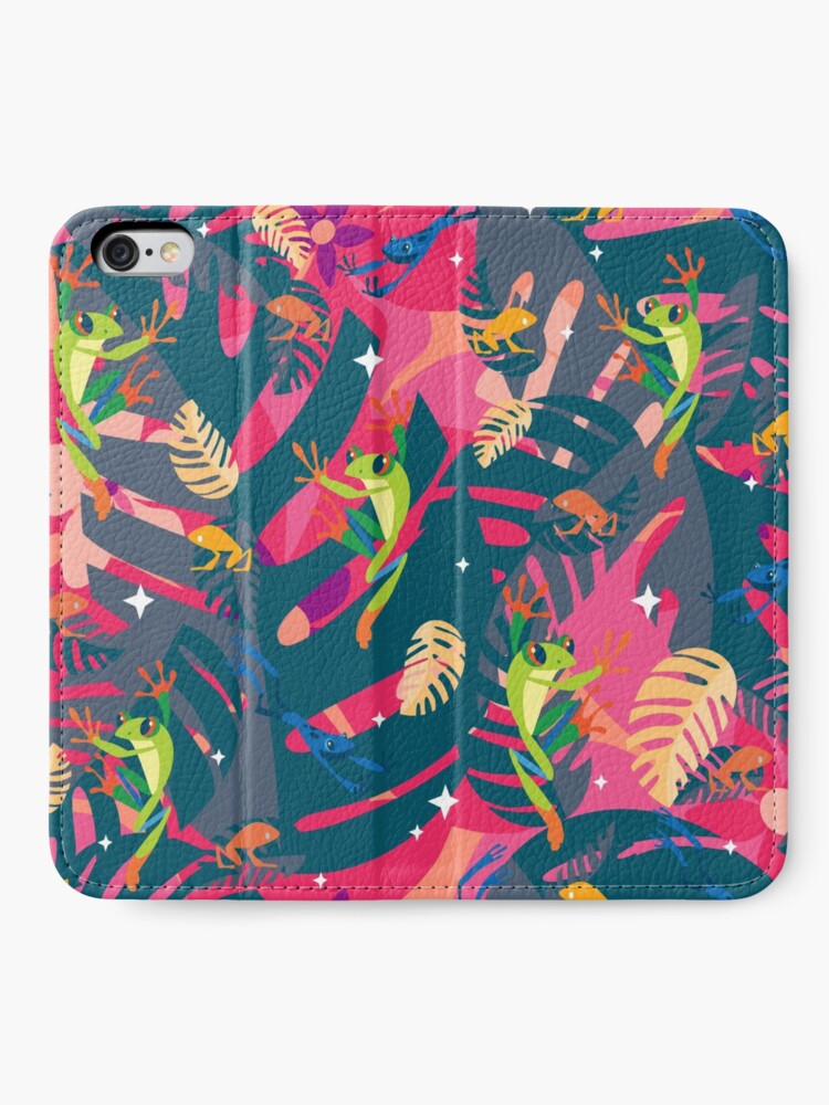 Alternate view of Twilight Frogs iPhone Wallet