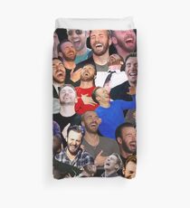 Chris Evans Laughing Duvet Cover