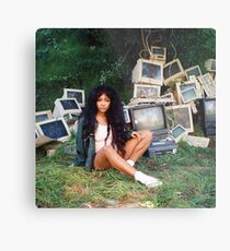 SZA Poster Metal Print