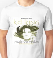 K.D. LANG 25TH ANNIVERSARY TOUR 2017 Unisex T-Shirt