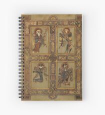 Book of Kells - Four Evangelists Spiral Notebook