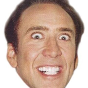 nic cage face shirt