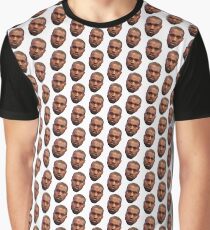 Kanye Face Pattern Design Graphic T-Shirt