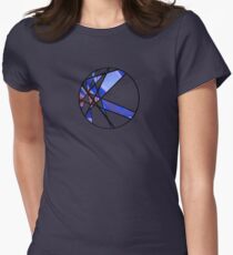 Strange Segments - 80's Panel Burst Women's Fitted T-Shirt