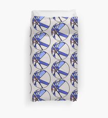 Strange Segments - 80's Panel Burst Duvet Cover