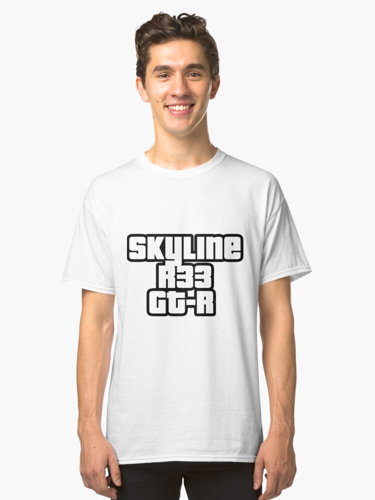 Alternative Ansicht von Skyline R33 GT-R Classic T-Shirt