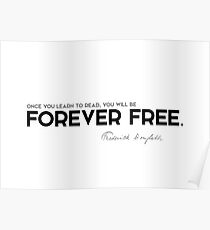 forever free - frederick douglass Poster