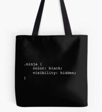 Programming Ninja Tote Bag