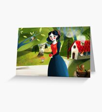 Snow White Greeting Card