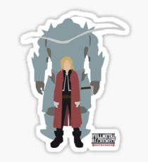 Fullmetal Alchemist Brotherhood | Minimalist Elric Brothers Sticker