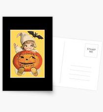 Cute Vintage Halloween Card Postcards