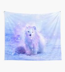 Arctic Iceland Fox Wall Tapestry
