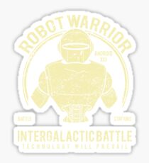 Robot Warrior - Intergalactic Battle Sticker