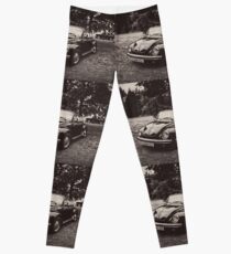 VW Beettle Black - B&W Leggings