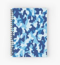 Water Camouflage Spiral Notebook
