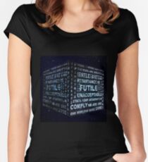 Borg Cube Women's Fitted Scoop T-Shirt