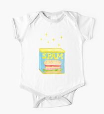 Twinkle Twinkle Little Spam - Pink One Piece - Short Sleeve