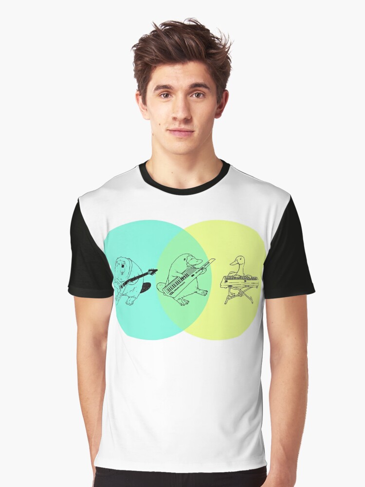 platypus keytar shirt