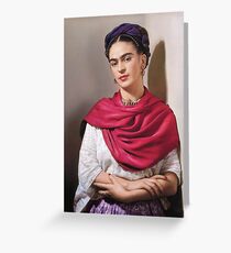 frida kahlo Greeting Card