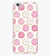 Pink Iced Donuts Pattern iPhone Case