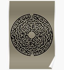 Labyrinthe Noir Poster