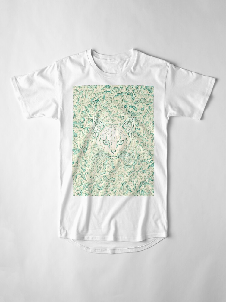 Alternate view of Cold—Warm Cat Long T-Shirt