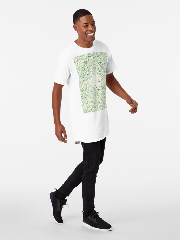 Alternate view of Cold—Warm Cat Long T-Shirt