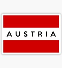 flag of austria Sticker