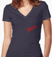 Iconic Milwaukee Women's Fitted V-Neck T-Shirt