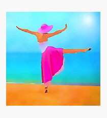Beach Ballet Photographic Print