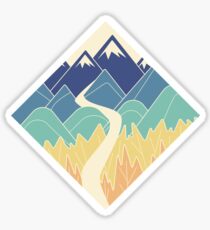 Fall Mountians Sticker